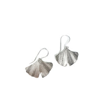Load image into Gallery viewer, Ginkgo Earrings in Sterling Silver