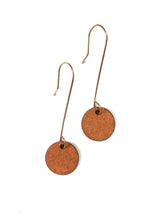 Load image into Gallery viewer, Navajo Pink sand earrings with gold filled ear wires
