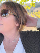 Load image into Gallery viewer, Paperclip necklace with heart detail