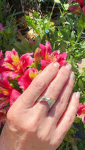 Load image into Gallery viewer, Sterling silver ring with a ribbon like twist