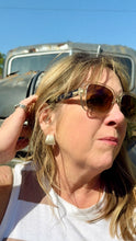 Load image into Gallery viewer, Sterling silver wide hoop earrings