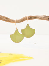 Load image into Gallery viewer, Moroccan Tile Shaped Earrings in Green
