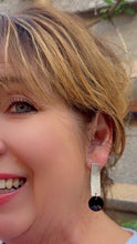 Load image into Gallery viewer, Sterling silver earring inspired by an exclamation point
