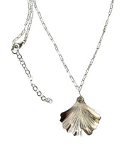 Load image into Gallery viewer, Ginkgo Necklace in .935 silver
