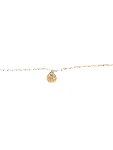 Sterling Anklet with Beach sand pendant