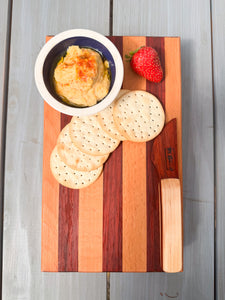Travel Charcuterie in Padauk and Beech