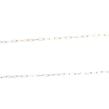 Load image into Gallery viewer, Gold filled and sterling silver chain options
