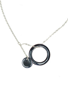 Interplay Necklace black and black