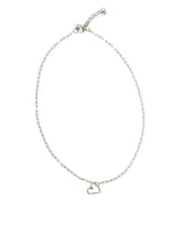 Load image into Gallery viewer, Necklace featuring one small heart in silver
