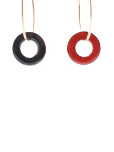 Black / Red small charm