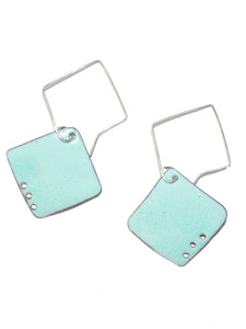 Square Earrings Turquoise